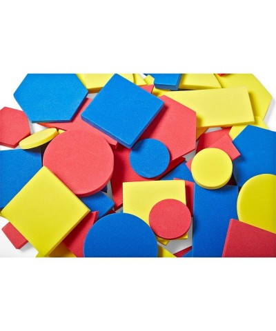 Foam Attribute Blocks Student Kit Geometry Set Preschool Learning Manipulatives for Preschool Montessori Math Shapes for Todd...