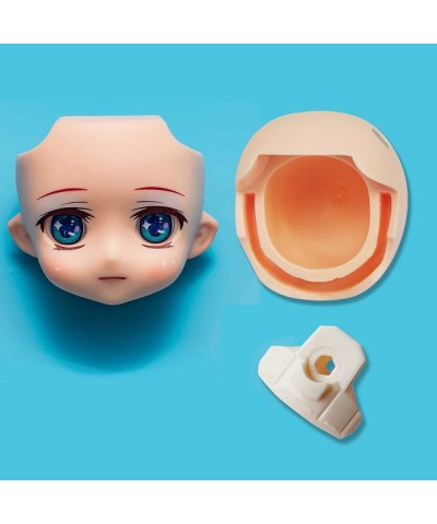 YMY Bald Head Face Shell+Back Head Shell+Facial Support for Ob11 1/12bjd Doll YMY Body 9 Replacement Face Accessories (003) $...