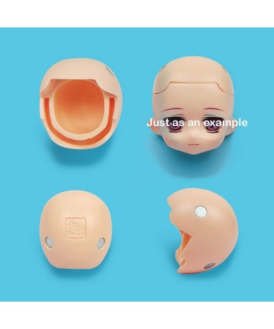 YMY Bald Head Face Shell+Back Head Shell+Facial Support for Ob11 1/12bjd Doll YMY Body 9 Replacement Face Accessories (003) $...