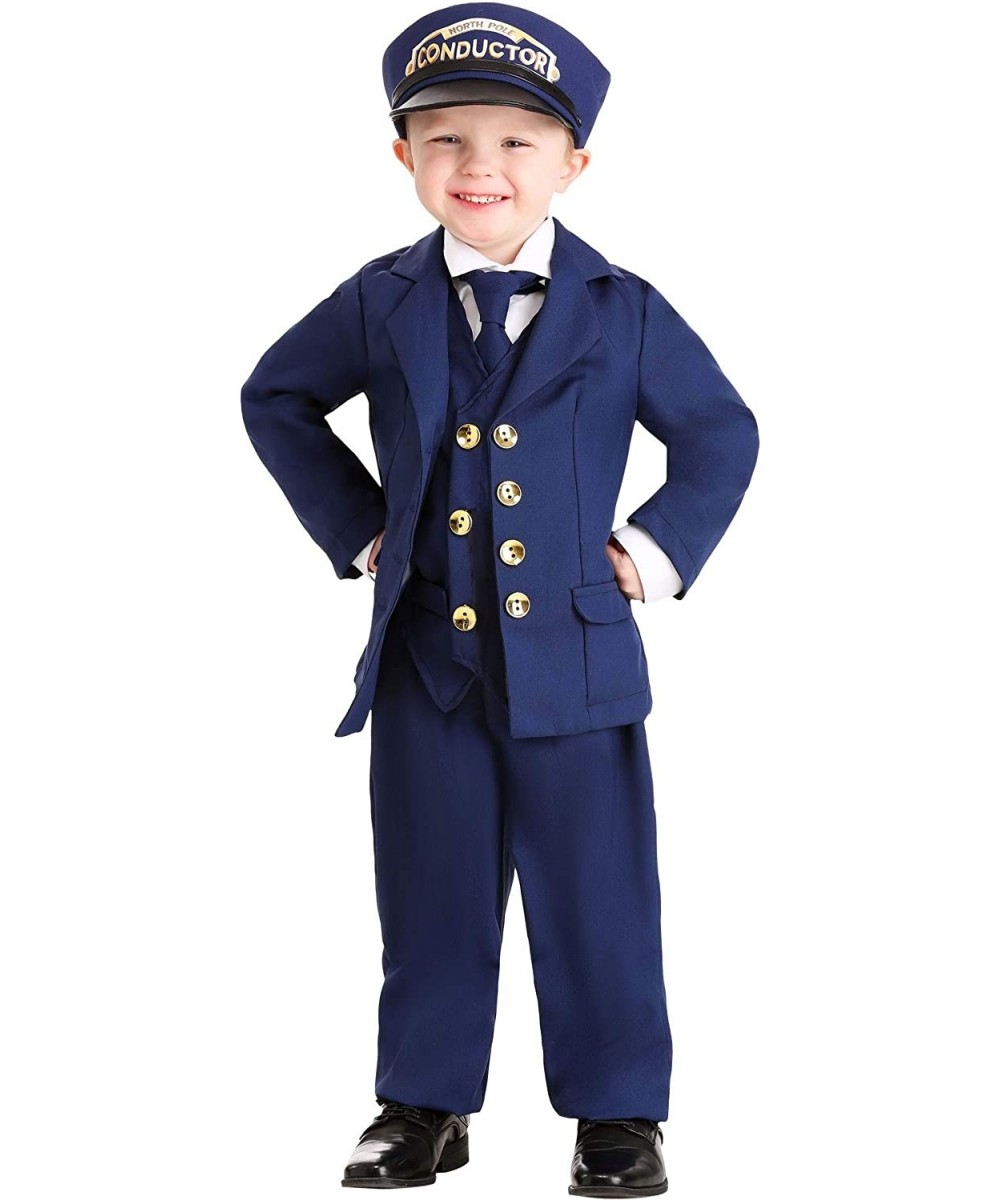 Conductor Costume for Boys North Pole Toddler Train Conductor Costume $51.30 Kids' Costumes