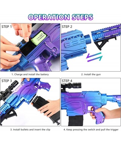 Automatic Machine Toy Gun for Boys 8-12 Years Old Electric Toy Foam Blasters & Guns with 200 Bullets 2 Clips 1 Goggles Foam D...