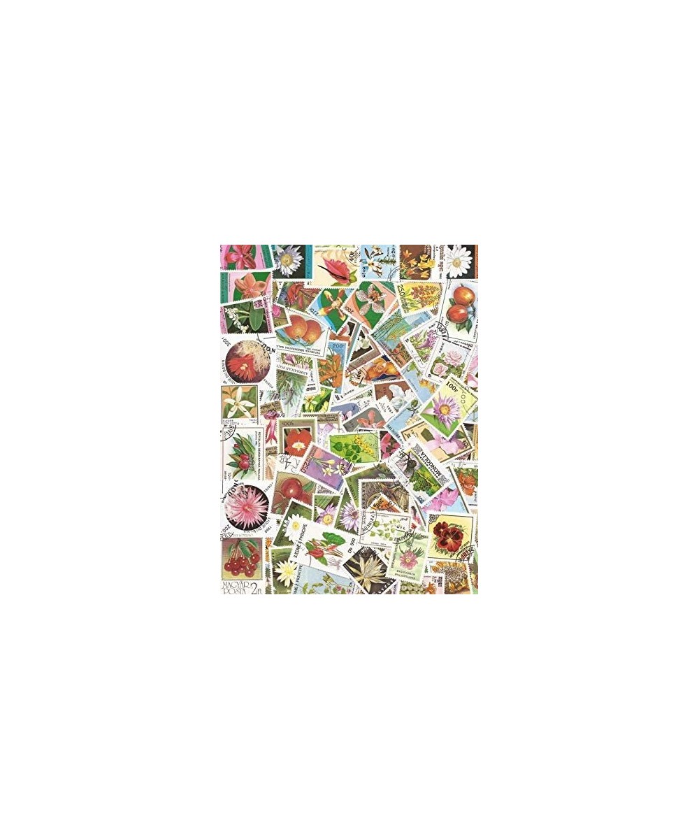 Flowers - Colorful Collection of 200 Different Stamps $16.85 Collectible Postage Stamps