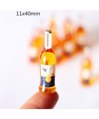 Dollhouse Accessories 1:12 Dollhouse Miniature 5 Pcs Beer Bottle Mini Food Play Toy $15.01 Dollhouse Accessories