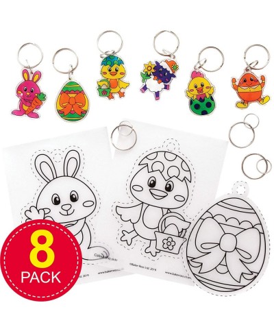 AT527 Easter Super Shrink Keyring Kits - Pack of 8 Craft Set for Kids $17.39 Kids' Drawing & Writing Boards