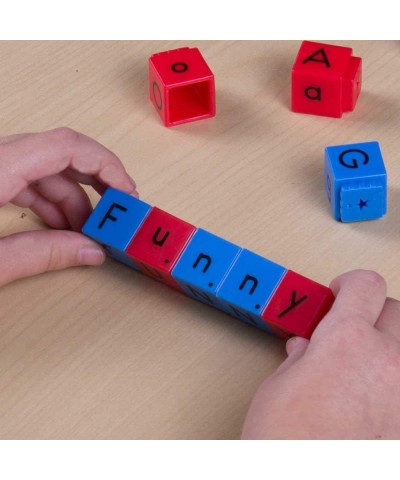 Reading Rods Create Sight Words with Alphabet Blocks CVC Word Builders Linking Cubes Reading Manipulatives Montessori Alphabe...