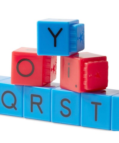 Reading Rods Create Sight Words with Alphabet Blocks CVC Word Builders Linking Cubes Reading Manipulatives Montessori Alphabe...