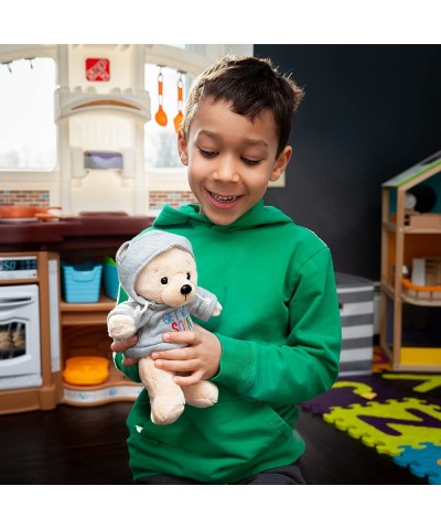 Tonsillectomy Gift Get Well Soon Teddy Bear with a Blue Gray Hoodie with Good-Bye Tonsils Book Gift Set $50.08 Stuffed Animal...