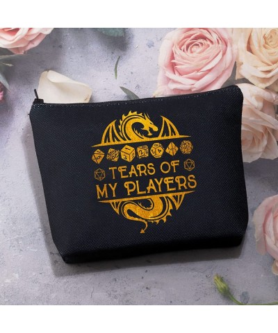 Tears Of My Players Funny RPG Gamer Cosmetic Bag d20 Dice Gift (tears of players bl) $24.93 Game Accessories