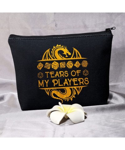 Tears Of My Players Funny RPG Gamer Cosmetic Bag d20 Dice Gift (tears of players bl) $24.93 Game Accessories