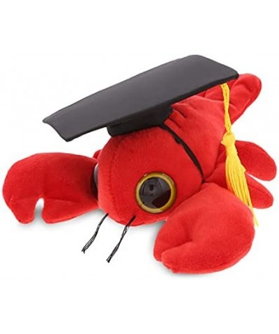 Big Eye Lobster Graduation Plush Toy - Graduation Stuffed Animal Dress Up with Gown & Cap with Tassel Outfit - Congratulatory...