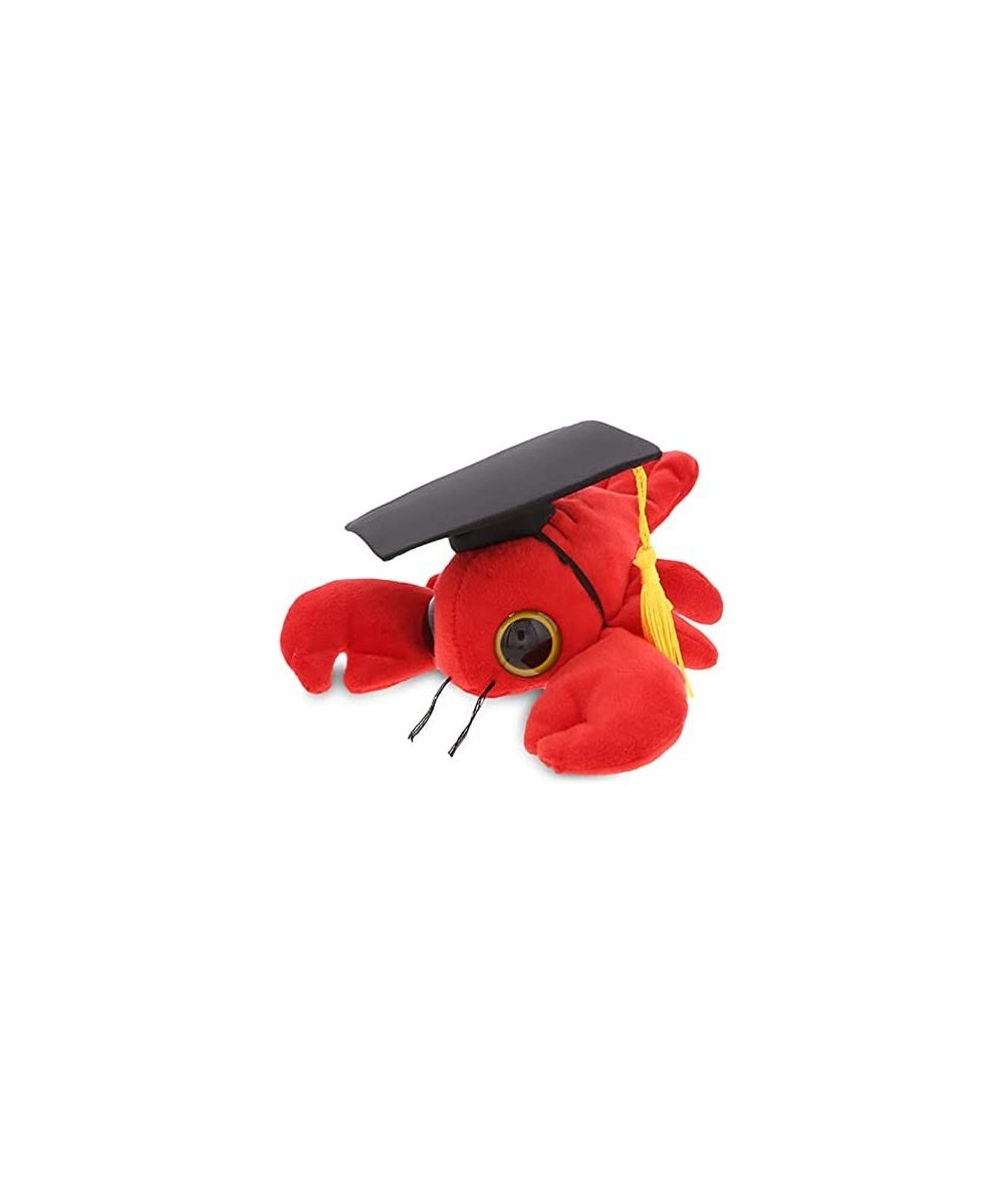 Big Eye Lobster Graduation Plush Toy - Graduation Stuffed Animal Dress Up with Gown & Cap with Tassel Outfit - Congratulatory...