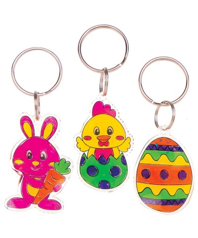 AT527 Easter Super Shrink Keyring Kits - Pack of 8 Craft Set for Kids $17.39 Kids' Drawing & Writing Boards