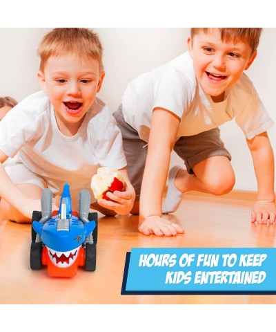 Monster Vehicle (Shark) - Battery Powered Truck with Lights & Sounds – Great Toys for Boys and Girls Ages 3+ Perfect Toddler ...