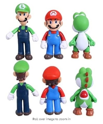 3pcs Mario and Luigi Toys - Brother Action Character Toy Set Mario Luigi Kuala Lumpur 3.9 inch high Garage kit Character Mode...