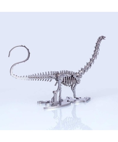 3D Metal Puzzle DIY Assembly Dinosaur Model Stainless Steel Model Kit Jigsaw Puzzle Brain Teaser Dinosaur Puzzle Toy Desk Orn...