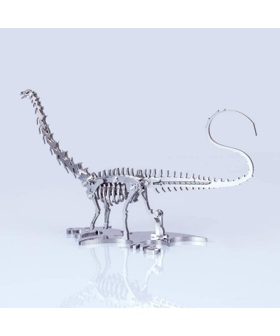 3D Metal Puzzle DIY Assembly Dinosaur Model Stainless Steel Model Kit Jigsaw Puzzle Brain Teaser Dinosaur Puzzle Toy Desk Orn...