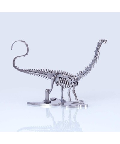 3D Metal Puzzle DIY Assembly Dinosaur Model Stainless Steel Model Kit Jigsaw Puzzle Brain Teaser Dinosaur Puzzle Toy Desk Orn...