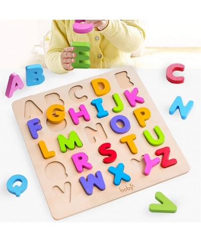 Wooden Alphabet Puzzle Toys ABC Letter & Number Puzzle for Toddlers 18+ Months Old Preschool Learning Toys for Kids Education...