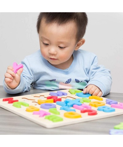 Wooden Alphabet Puzzle Toys ABC Letter & Number Puzzle for Toddlers 18+ Months Old Preschool Learning Toys for Kids Education...