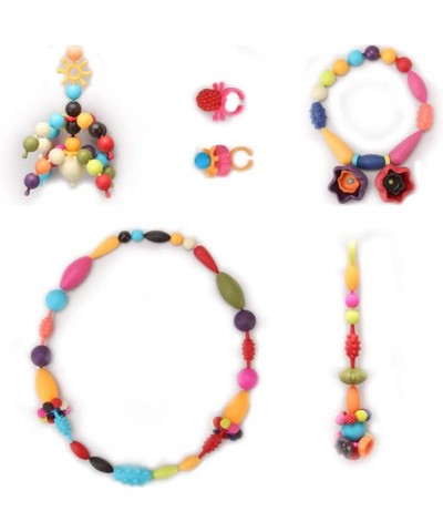 650pcs Snap Pop Beads Jewelry Making Kit Stringless Cordless PopBead Beads Girls Toys Arts Crafts DIY Hairband Necklaces Brac...