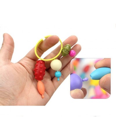 650pcs Snap Pop Beads Jewelry Making Kit Stringless Cordless PopBead Beads Girls Toys Arts Crafts DIY Hairband Necklaces Brac...