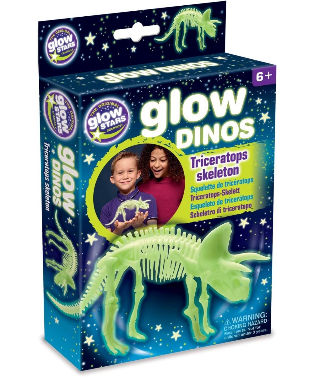 Stars Glow-in-The-Dark Dinos Triceratops Skeleton Designed for Children Ages 3+ Years B8804 $23.65 Kids' Play Dinosaur & Preh...