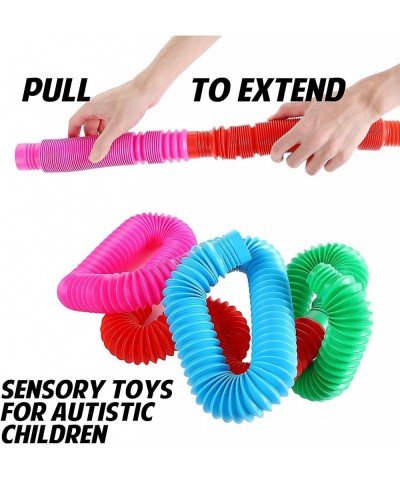 Pop Multi-Color XL Tubes Sensory Toy for Toddler Kids Learning Toys - 4 Pack $16.44 Fidget Toys