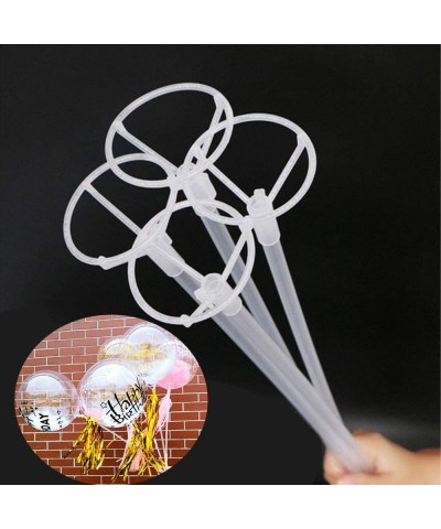 Big Balloon Stick with Cups 20 Pcs 27" Long Large Clear Balloon Holder Stick Stand for LED Bobo Balloons Sticks 10 inch to 36...