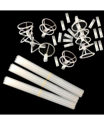 Big Balloon Stick with Cups 20 Pcs 27" Long Large Clear Balloon Holder Stick Stand for LED Bobo Balloons Sticks 10 inch to 36...