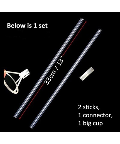 Big Balloon Stick with Cups 20 Pcs 27" Long Large Clear Balloon Holder Stick Stand for LED Bobo Balloons Sticks 10 inch to 36...