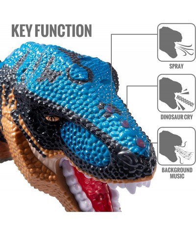 Large Dinosaur Toy for Kids and Toddlers Jumbo Tyrannosaurus Rex with Mist Spray LED Light and Roaring Sounds – One Big Hollo...