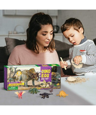 Dinosaur Egg Children's Excavation Kit Including 12 Unique Dinosaur Toys Birthday Party Archaeological Excavation Science and...