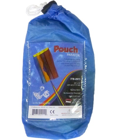 Pouch Parafoil Kite Rainbow 15" W x 20" H (2911) $22.47 Kites & Wind Spinners