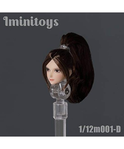 Lmzauet 1/12 Scale Female Figure Custom Head Sculpt for 6" Action Figure Phicen TBLeague Female Body (M001D) $78.30 Action Fi...