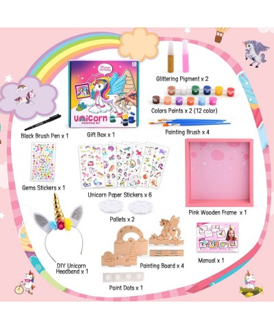 Birthday Gifts for 6 Year Old Girls Unicorn Painting Kit Arts and Crafts for Kids Decorate and Drawing Crafts Supplies for Gi...