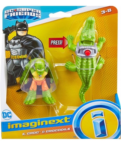 Imaginext Fisher Price DC Super Friends K Croc & Crocodile Pet $26.34 Action Figures