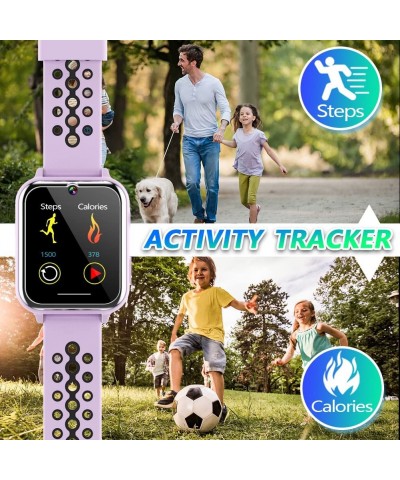 Kids Smart Watch for Boys Girls Age 3-12 Toys with 24 Puzzle Games Pedometer HD Camera Video Recording Music Player Calculato...