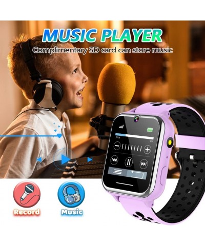 Kids Smart Watch for Boys Girls Age 3-12 Toys with 24 Puzzle Games Pedometer HD Camera Video Recording Music Player Calculato...