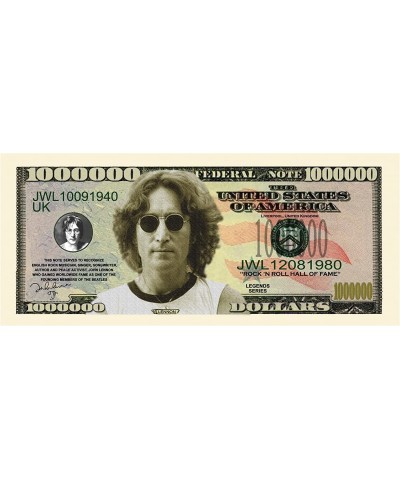 John Lennon The Beatles $Million Dollar$ Novelty Bill in Collector Grade Currency Holder $15.05 Gags & Practical Joke Toys