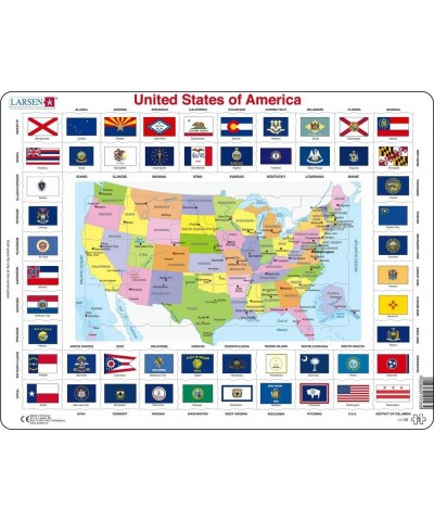 Puzzles United States of America State Flags 70 Piece Children's Educational Jigsaw Puzzle $29.69 Jigsaw Puzzles