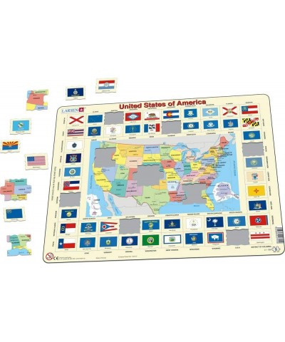 Puzzles United States of America State Flags 70 Piece Children's Educational Jigsaw Puzzle $29.69 Jigsaw Puzzles