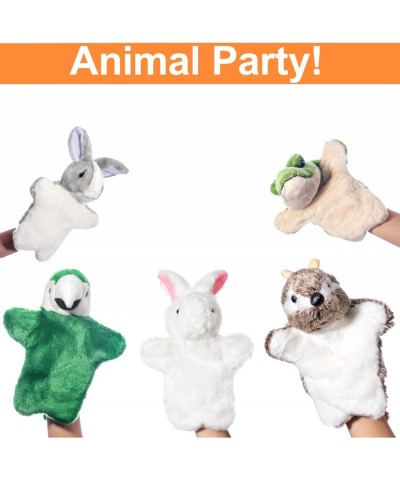 Animal Hand Puppets Plush Toy Birthday Party Favor Supplies for Storytelling Teaching Role-Play Stimulate Imagination Hand Pu...