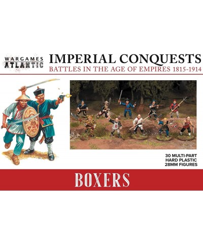 Imperial Conquests - Chinese Boxers - 30 Multi-Part Hard Plastic (HIGH Impact POLYSTYRENE) 28MM Figures… $59.05 Trading Cards...