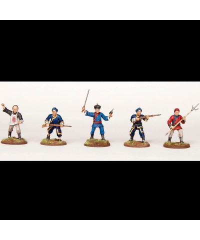 Imperial Conquests - Chinese Boxers - 30 Multi-Part Hard Plastic (HIGH Impact POLYSTYRENE) 28MM Figures… $59.05 Trading Cards...