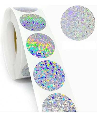 Faye Butler 1 inch Mini Laser Style Stickers/Self-Adhesive Sparkle Shine Foil Metallic Glitter/ DIY Decoration Kids Classroom...