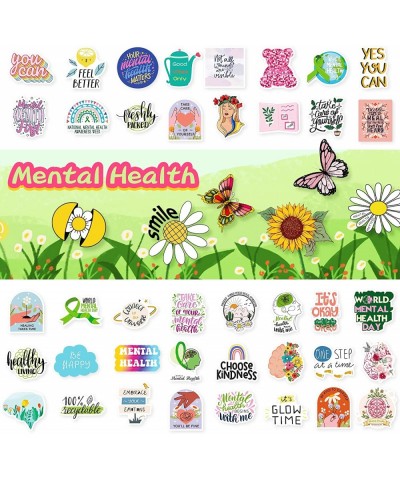 Mental Health Stickers 300pcs Mental Health Awareness Stickers for Adults Vinyl Bulk Water Bottles Stickers for Kids Teens Ps...