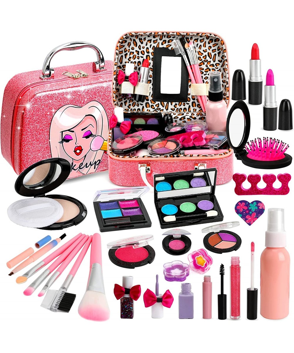 Kids Makeup Kit for Girl Real Washable Makeup Set Girl Toys Little Girl Makeup for Kids Children Toddler Princess Play Make U...