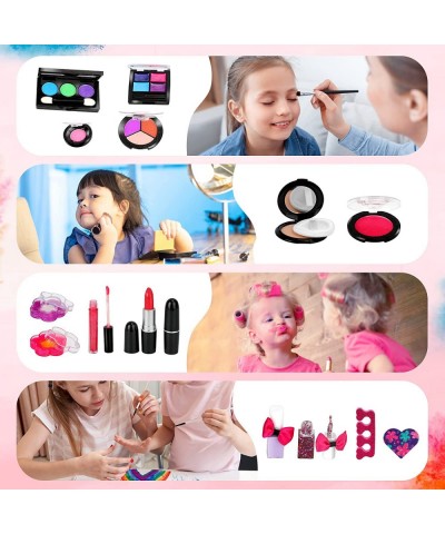 Kids Makeup Kit for Girl Real Washable Makeup Set Girl Toys Little Girl Makeup for Kids Children Toddler Princess Play Make U...