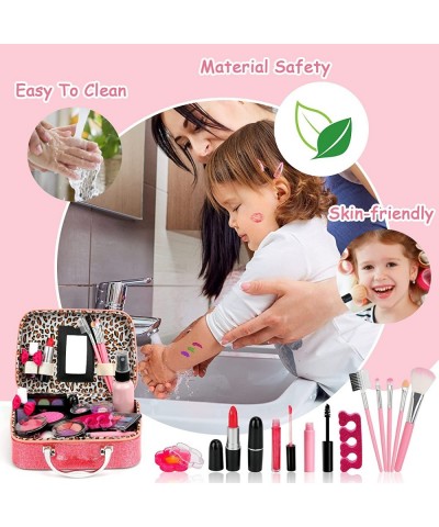 Kids Makeup Kit for Girl Real Washable Makeup Set Girl Toys Little Girl Makeup for Kids Children Toddler Princess Play Make U...