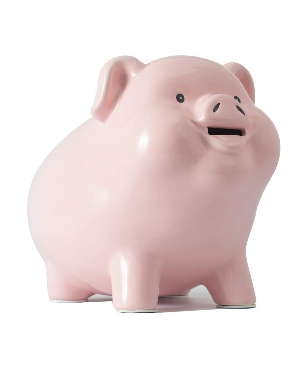 Piggy Bank for Adults Must Break to Open Ceramic Girls Boys Money Box Coin Jar Pink Mini Safe for Kids Savings Bank for Adult...